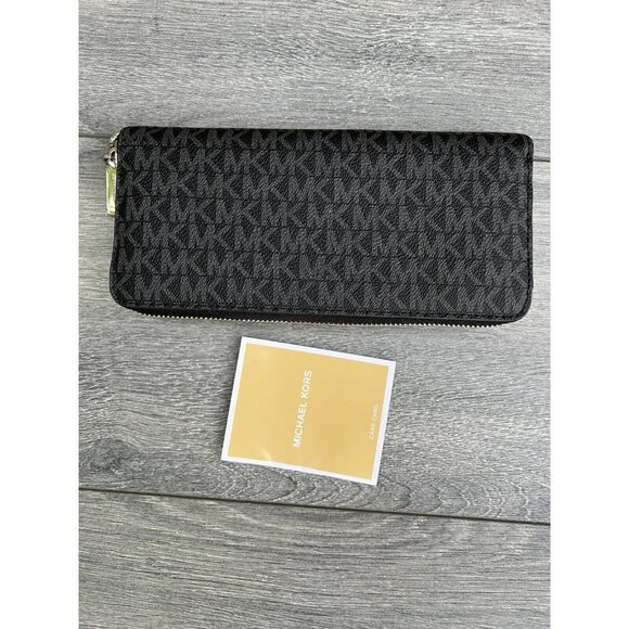 MICHAEL MICHAEL KORS Large Logo Continental Wallet silver hardware - Picture 2 of 7